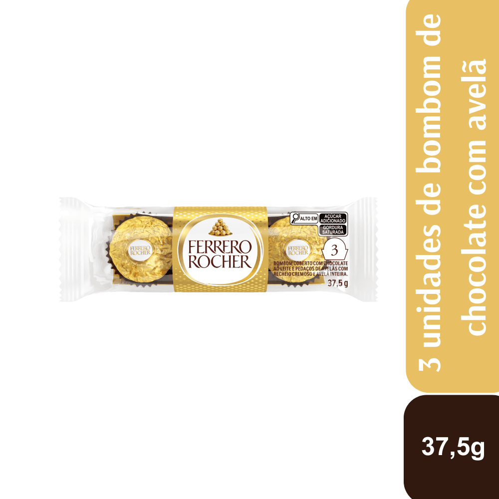 Ferrero Rocher 3 unis 37,5g - Image 1