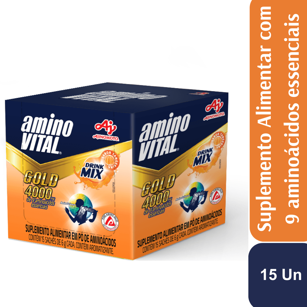 aminoVITAL® GOLD Drink Mix Tangerina - Ajinomoto - Image 1