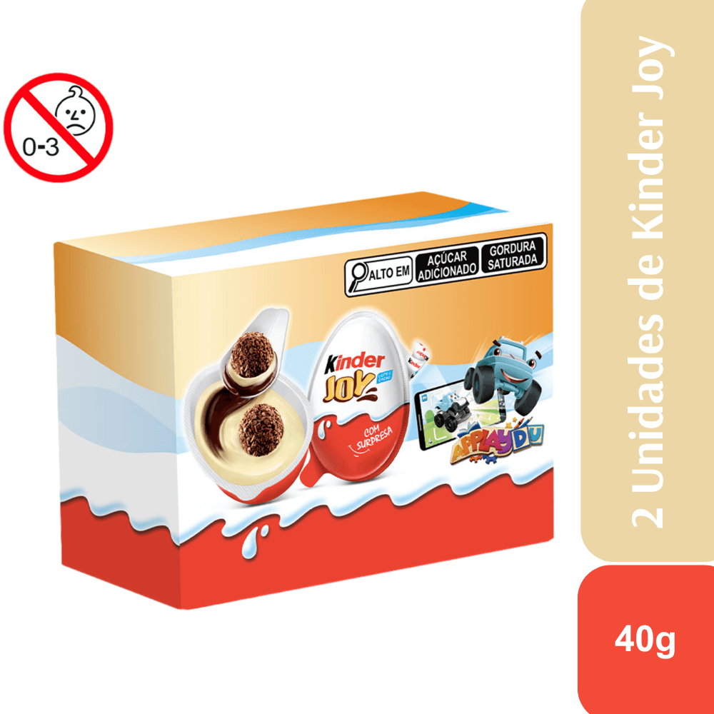 Kinder Joy Laranja 40g - 2 Unidades - Image 1