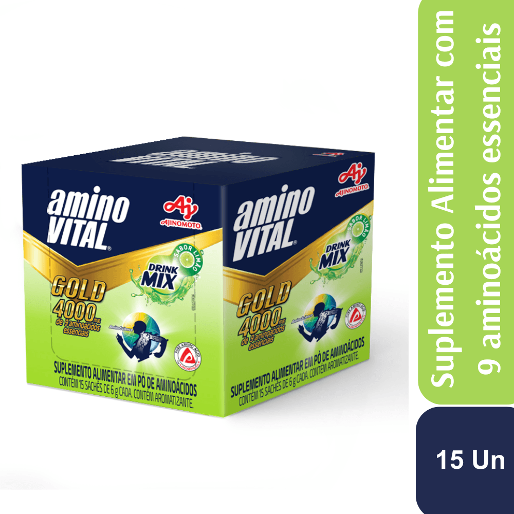 aminoVITAL® GOLD Drink Mix Limão - Ajinomoto - Image 1
