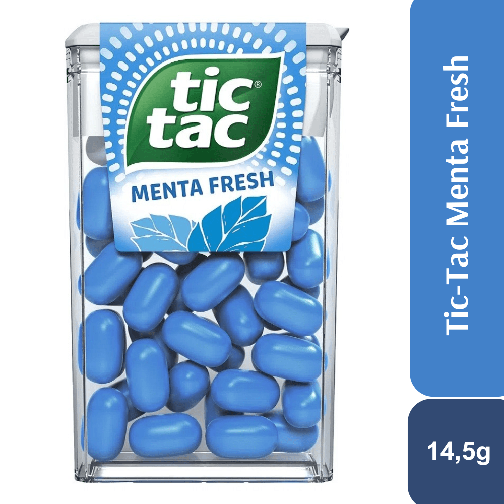 Tic Tac Pastilhas Sabor Menta Fresh 14,5g 1 Unidade - Image 1