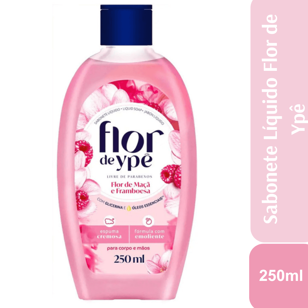 Sabonete Líquido Flor De Maçã E Framboesa 250ml Tf (Fliptop) - Image 1