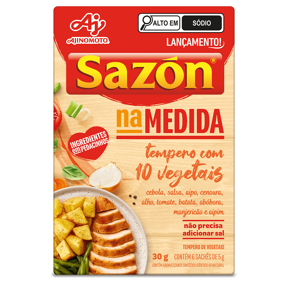 Tempero SAZÓN® Na Medida Com 10 Vegetais 30g - Image 1