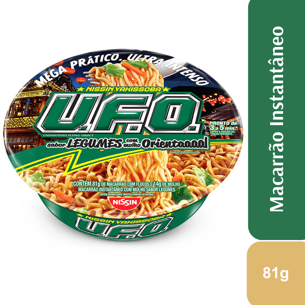 Ufo Legumes Com Molho Oriental 97g - Nissin - Image 1