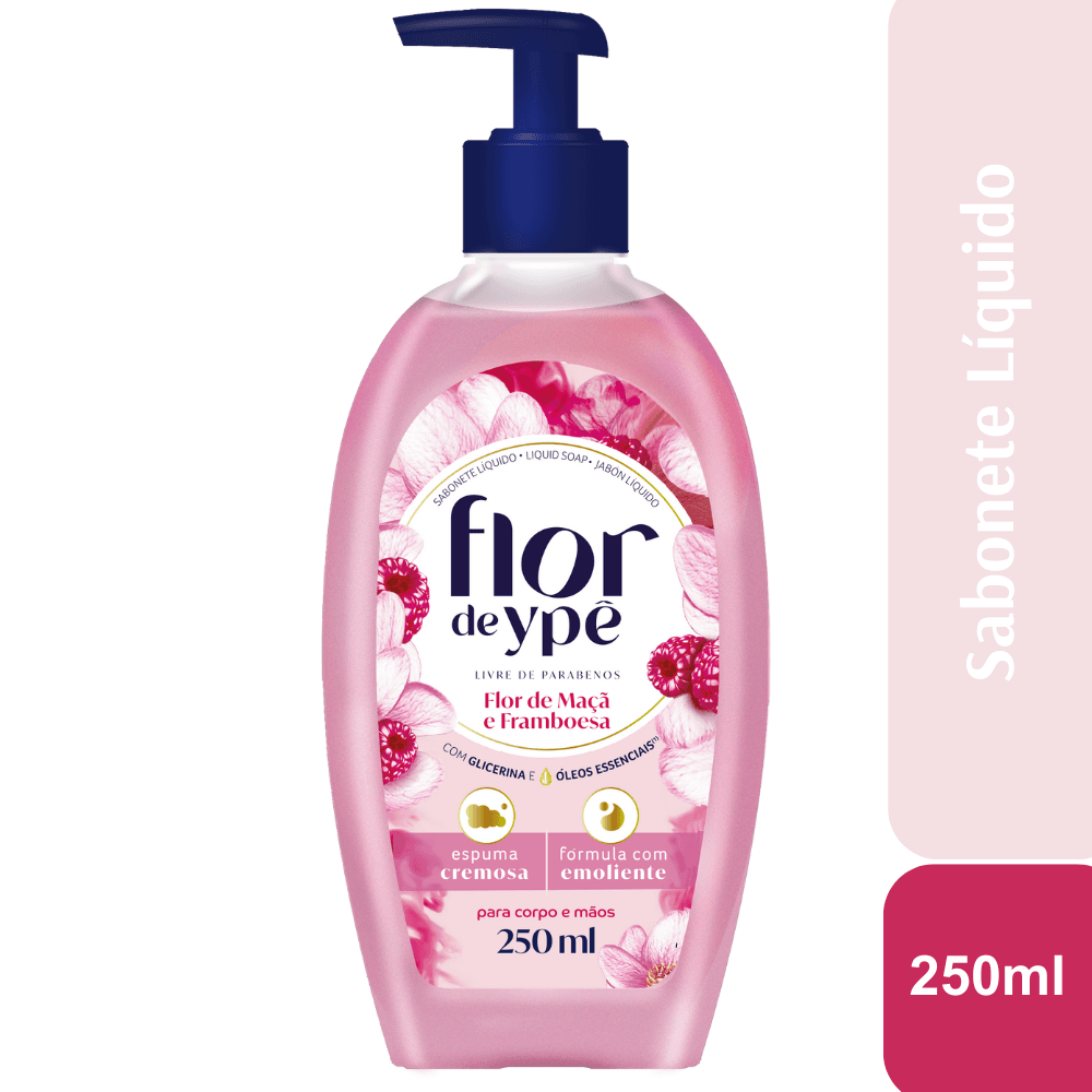 Sabonete Líquido Flor De Maçã E Framboesa 250ml Tf (Pump) - Image 1