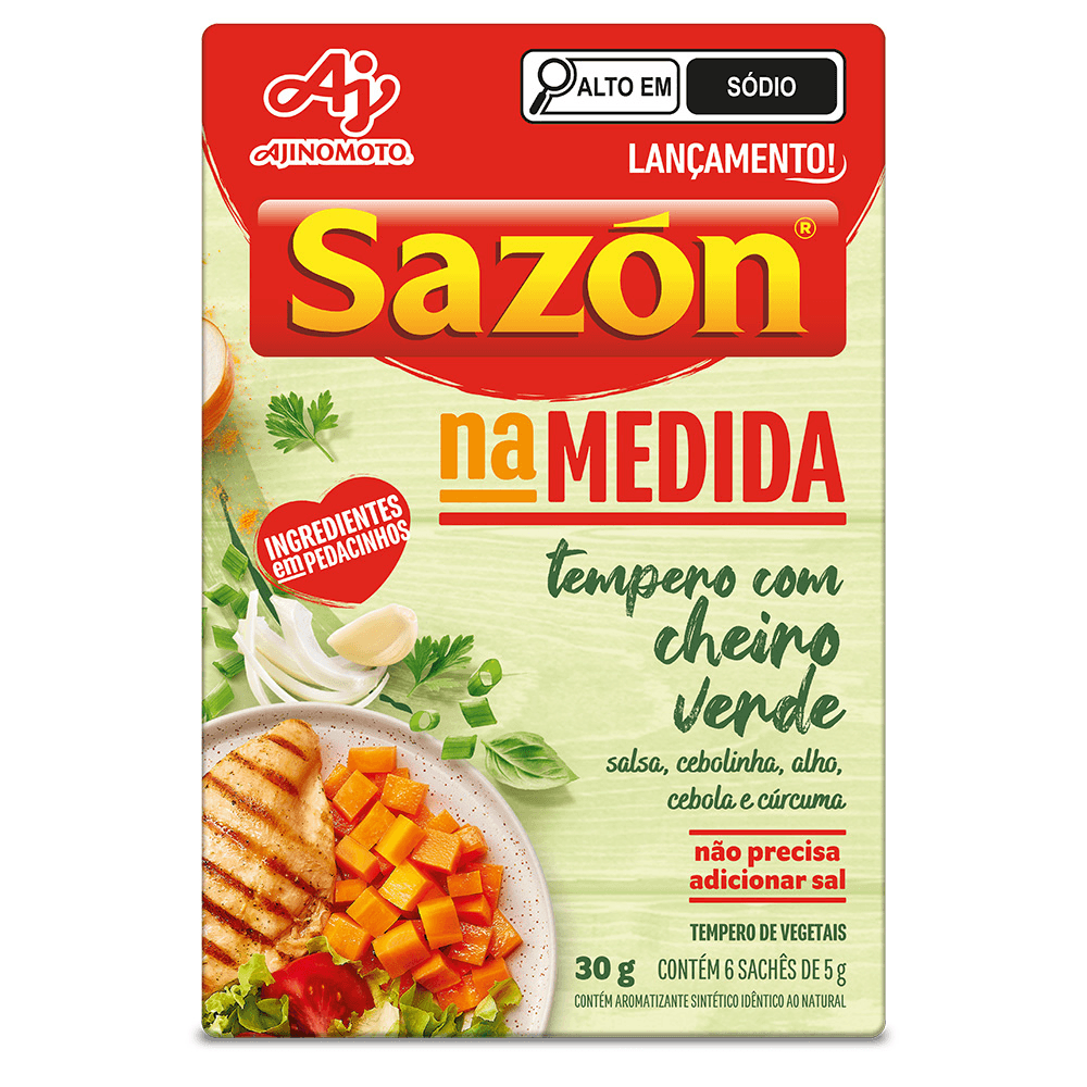 Tempero SAZÓN® Na Medida Com Cheiro Verde 30g - Image 1