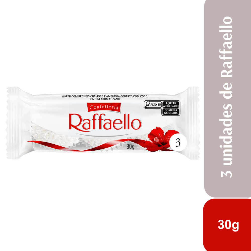 Raffaello 30g - 3 Unidades - Image 1