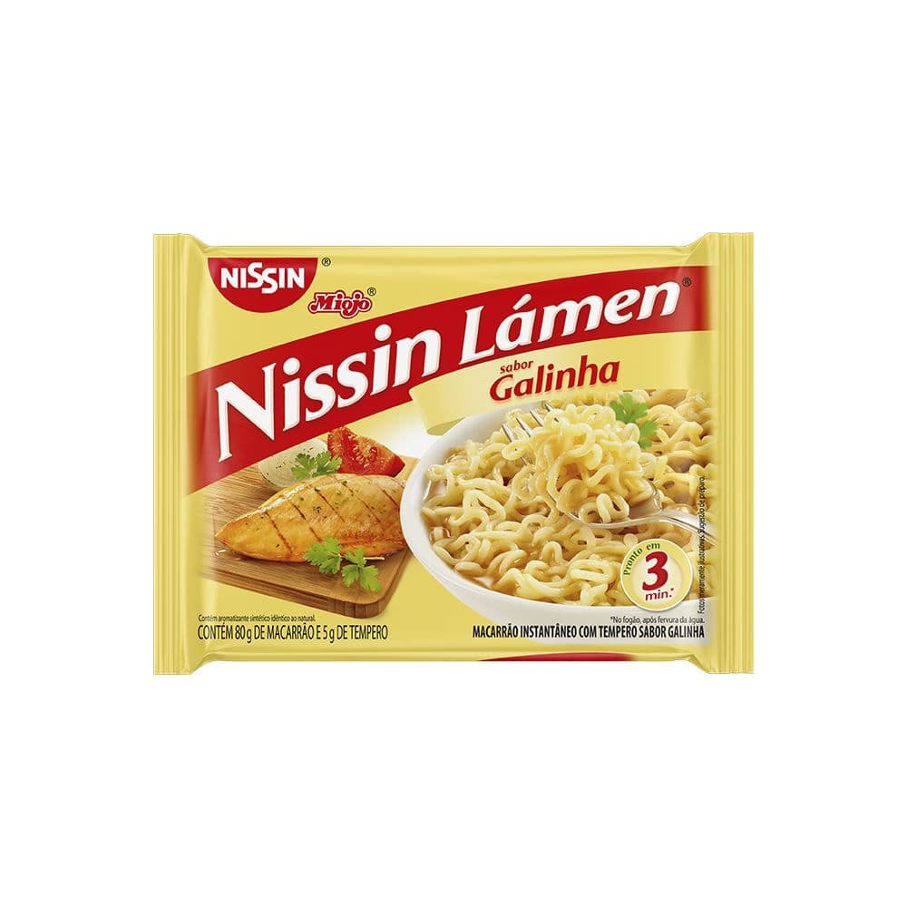 Lamen Sabor Galinha 85g - Nissin - Image 1