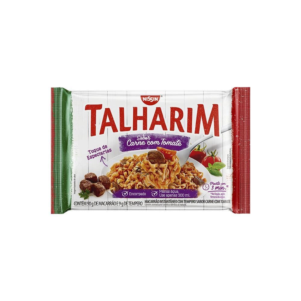 Talharim Carne com Tomate 99g - Nissin - Image 1