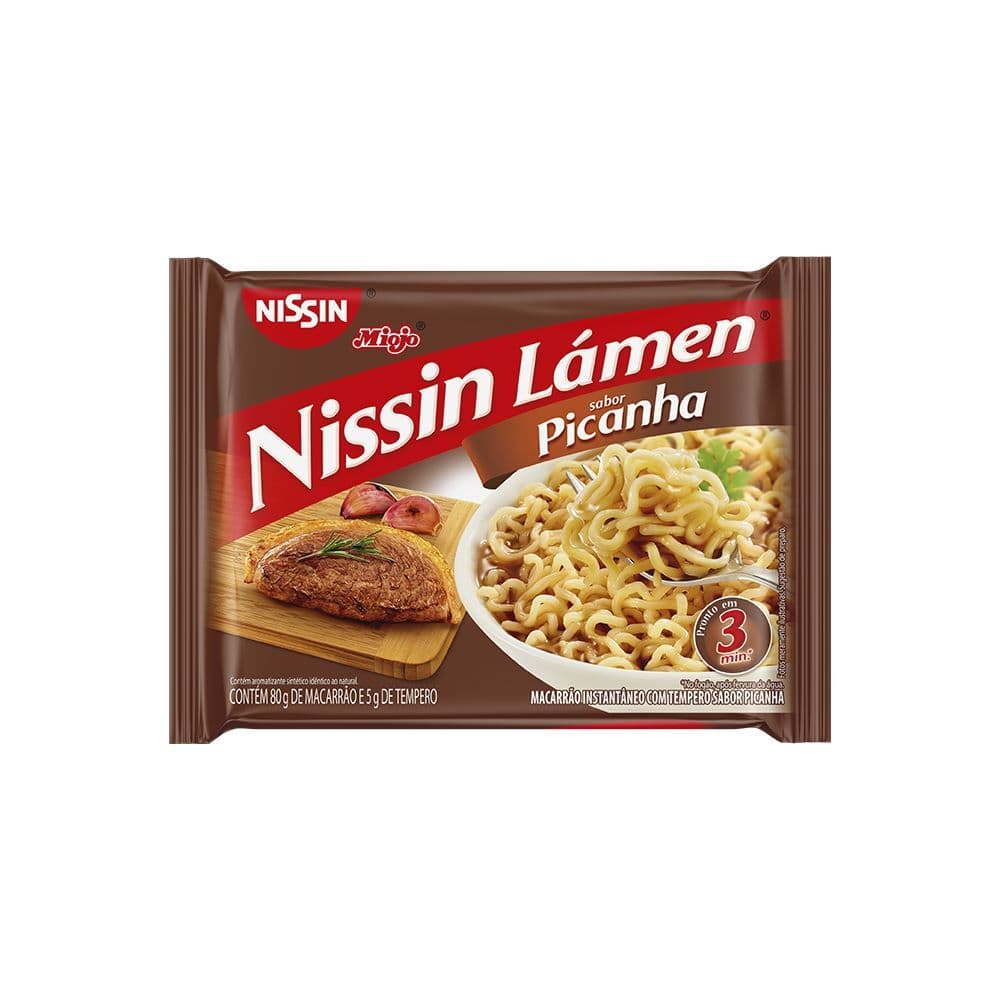 Lamen Sabor Picanha 85g - Nissin - Image 1