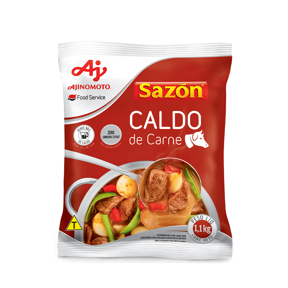 Caldo Em Pó Sazón® Profissional Sabor Carne 1,1Kg - Image 1