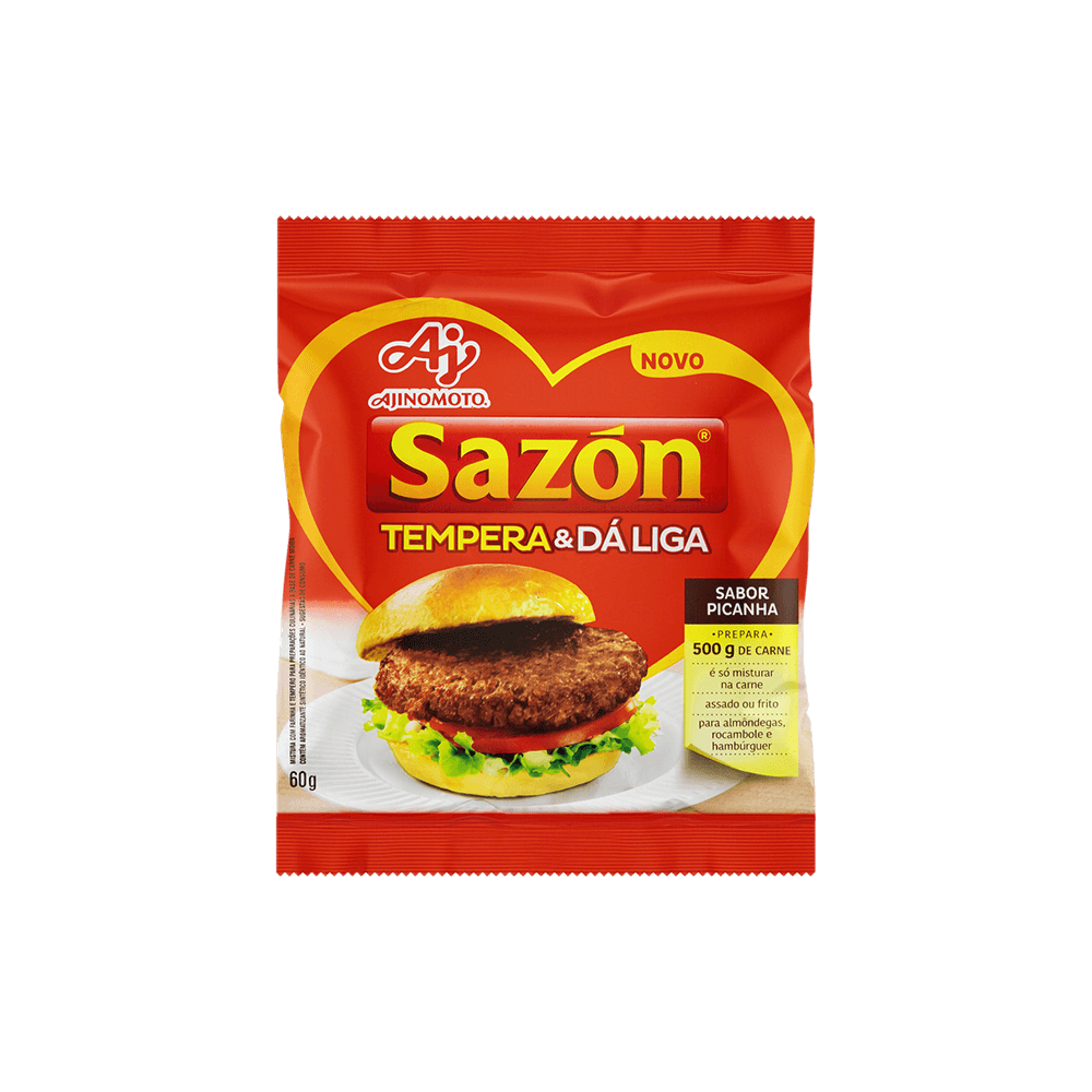 Sazón® Tempera E Dá Liga Sabor Picanha 60G - Image 1
