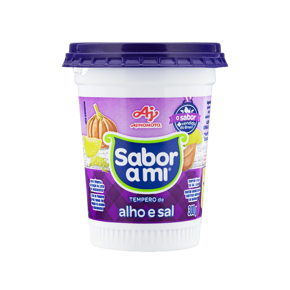 Tempero Sabor A Mi® Alho E Sal 300G - Image 1