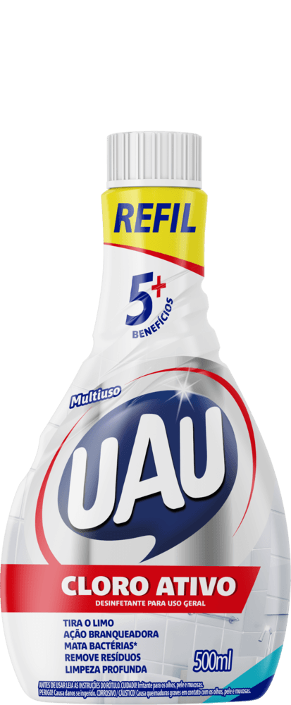UAU Cloro Ativo 5+ 500ml - Image 1