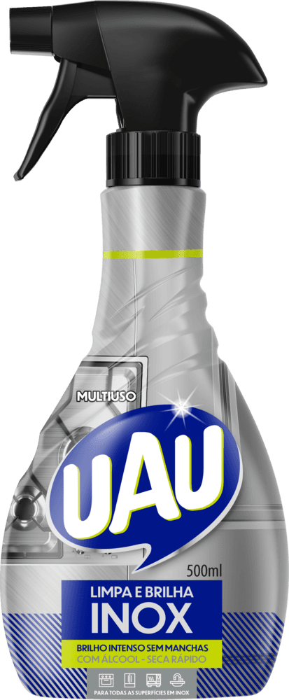 Multiuso UAU Limpa e Brilha Inox GAT 500ml - Image 1
