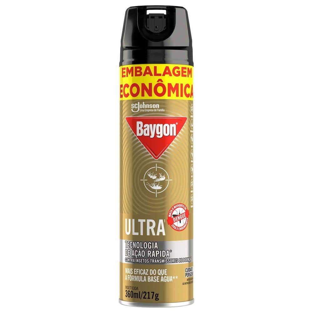 Inseticida Aerossol Baygon Ultra 360ml - Image 1