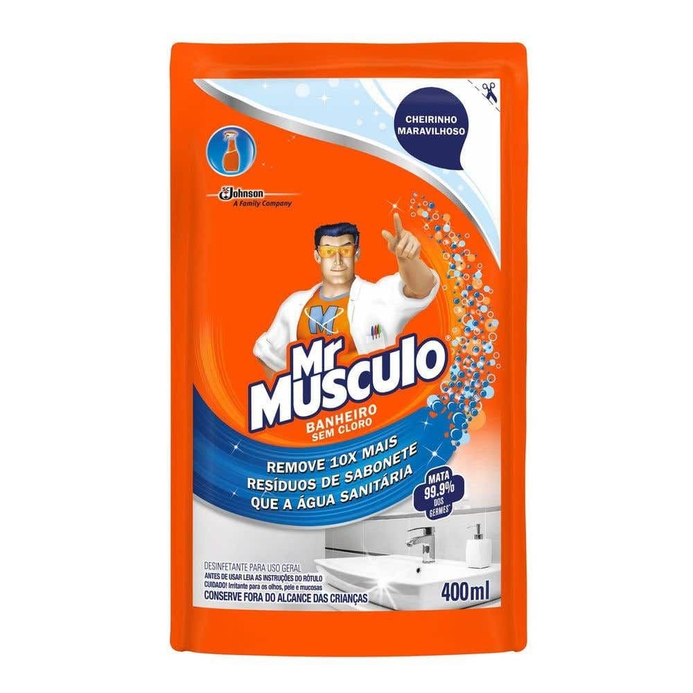Limpador Mr Músculo Banheiro Total Refil 400ml - Image 1