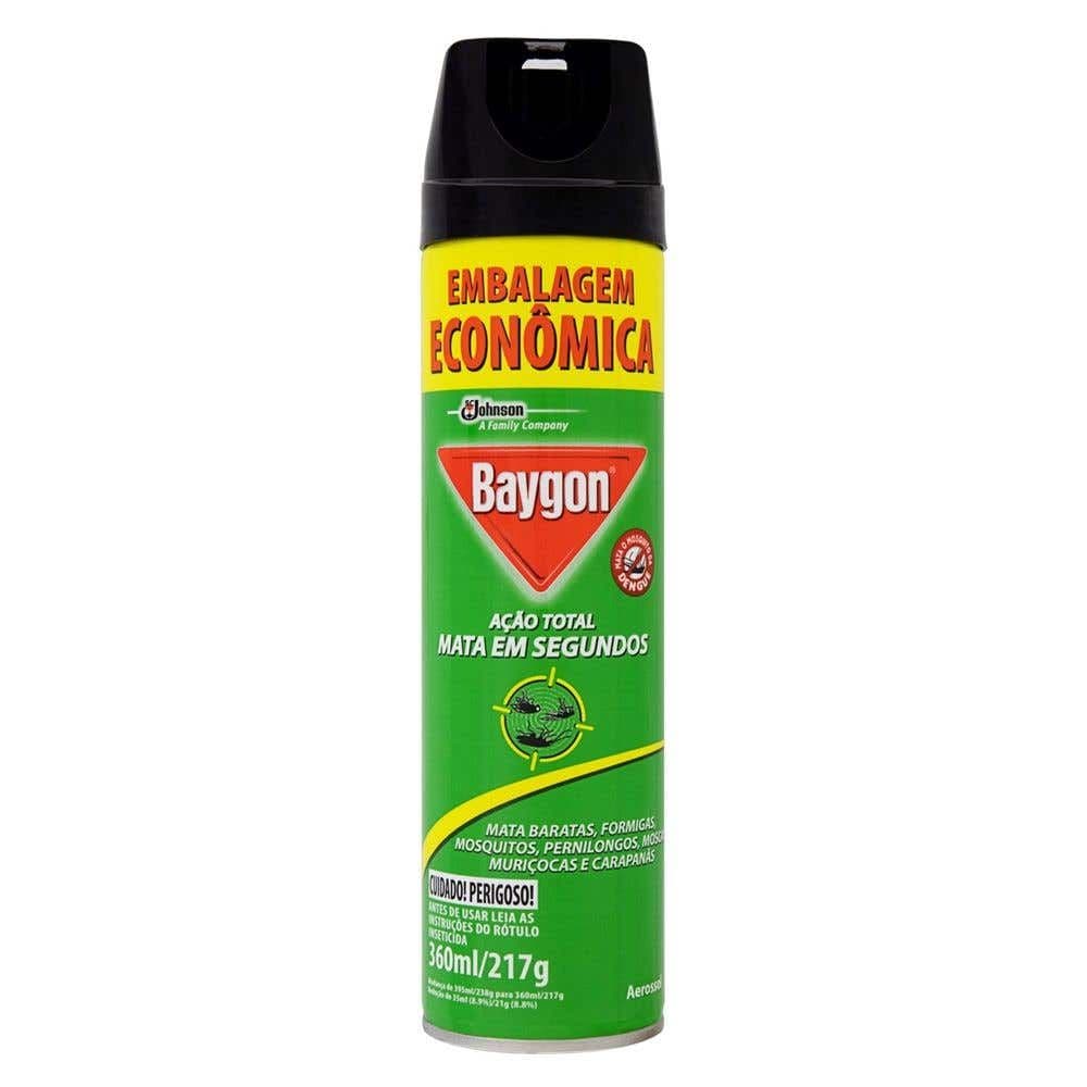 Inseticida Aerossol Baygon Ação Total 360ml - Image 1