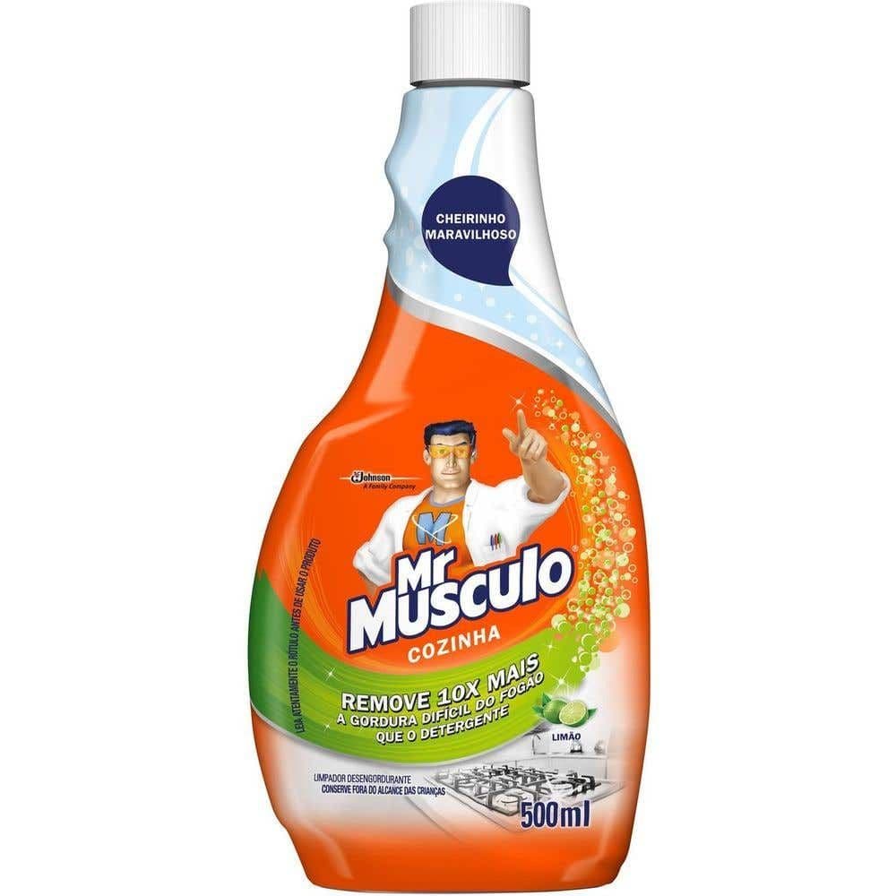 Desengordurante MrMúsculo Cozinha Refil Limão 500ml - Image 1