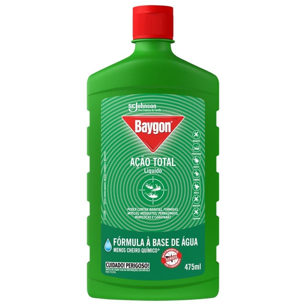 Inseticida Líquido Baygon Ação Total Base Água 475ml - Image 1