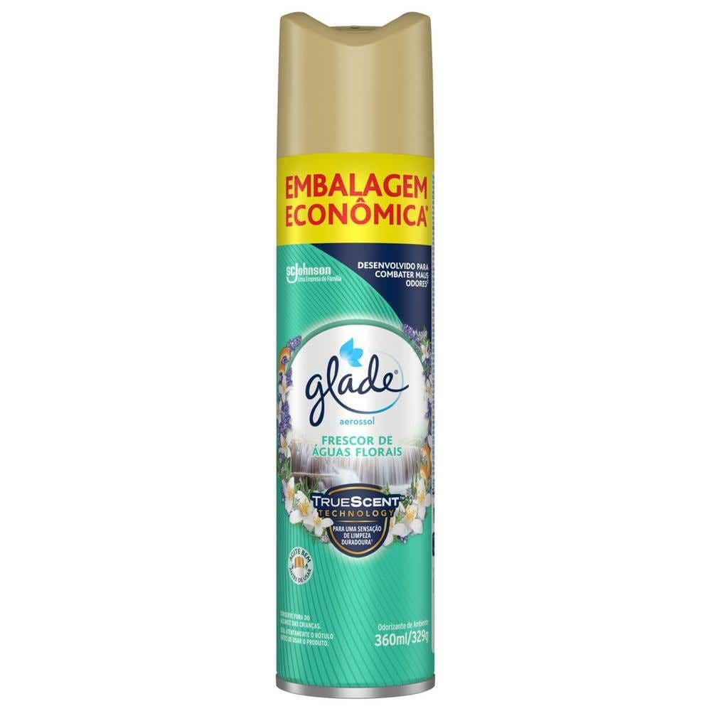 Desodorizador Glade Aerossol Frescor de Águas Florais 360ml Embalagem Econômica - Image 1