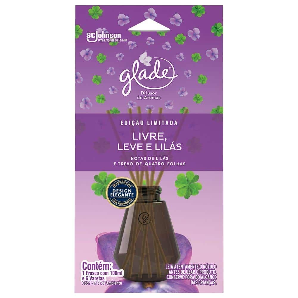 Desodorizador Glade Difusor Lilás Edição Limitada 100ml - Image 1