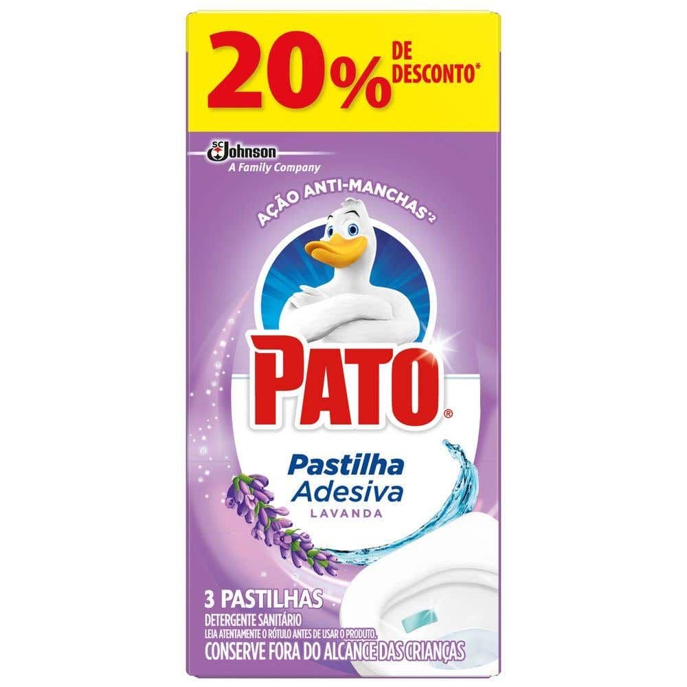 Desodorizador Sanitário Pato Pastilha Adesiva Lavanda 3UN 20% Desconto - Image 1