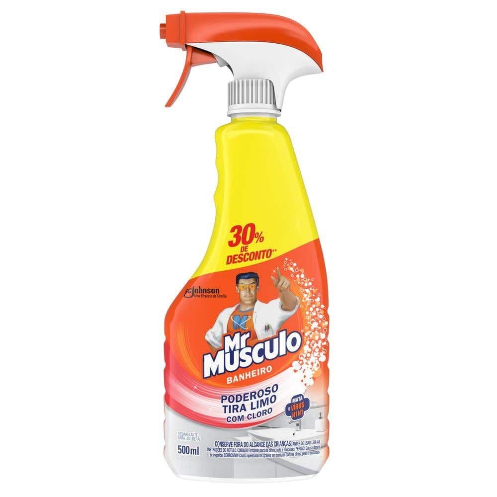 Limpador Mr Músculo Banheiro Tira Limo Aparelho 500ml 30% de Desconto - Image 1
