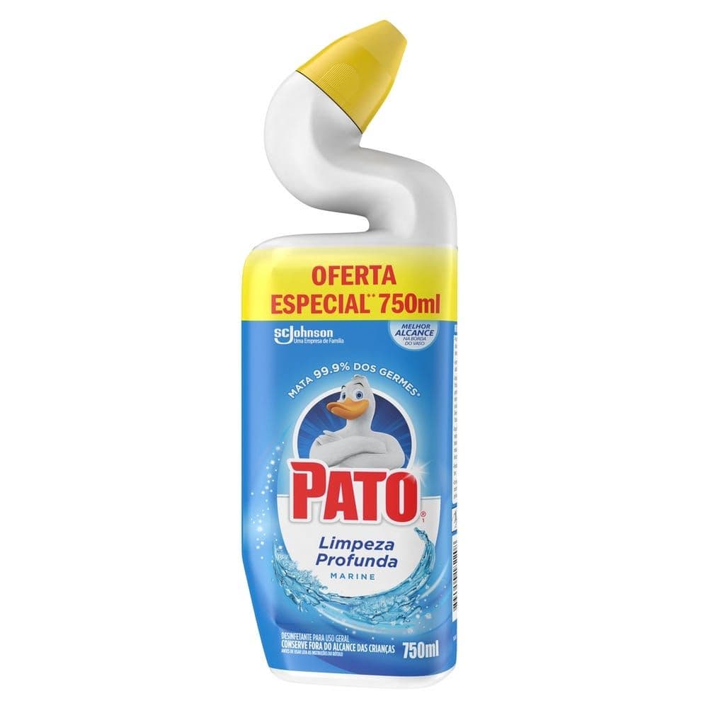 Limpador Sanitário Pato Limpeza Profunda Gel Marine 750ml Oferta Especial - Image 1