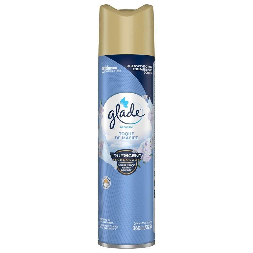 Desodorizador Glade Aerossol Toque de Maciez 360ml - Image 1