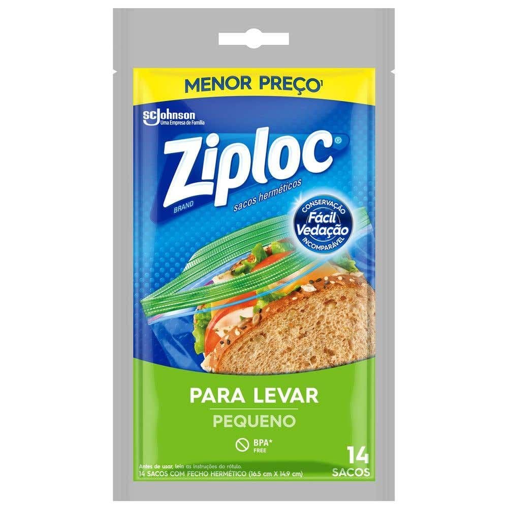 Sacos Herméticos Ziploc para Levar Pequeno com 14 unidades - Image 1
