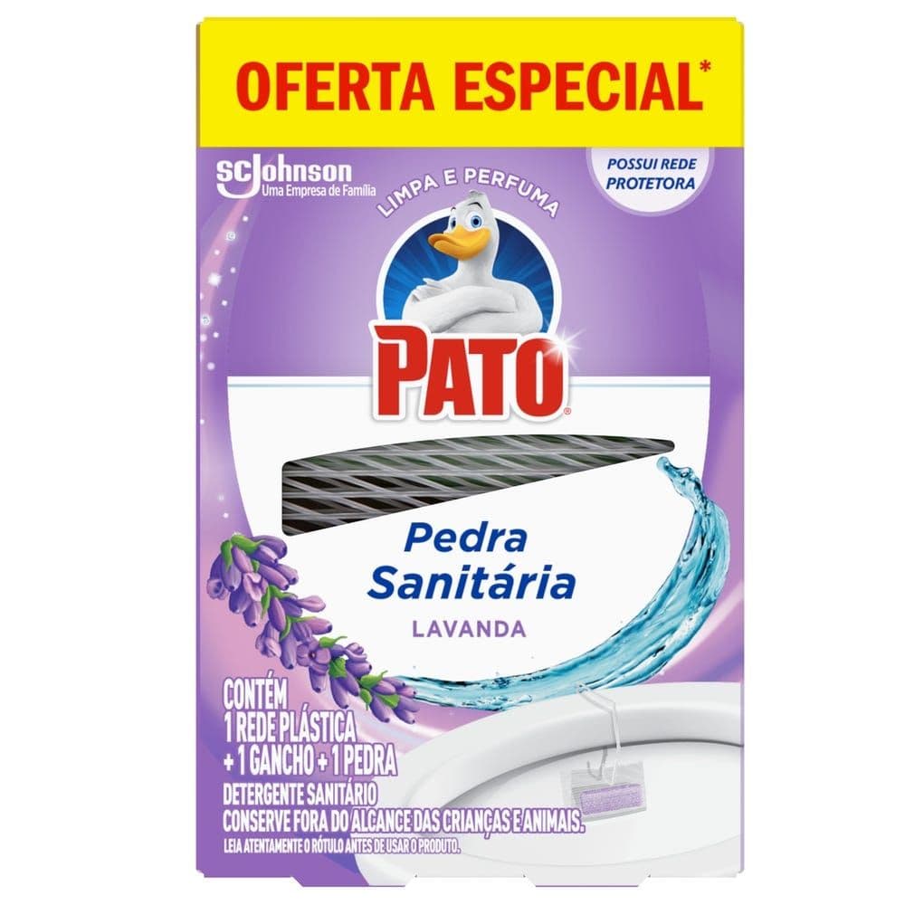 Desodorizador Sanitário Pato Pedra Lavanda 25g 25% Desconto - Image 1