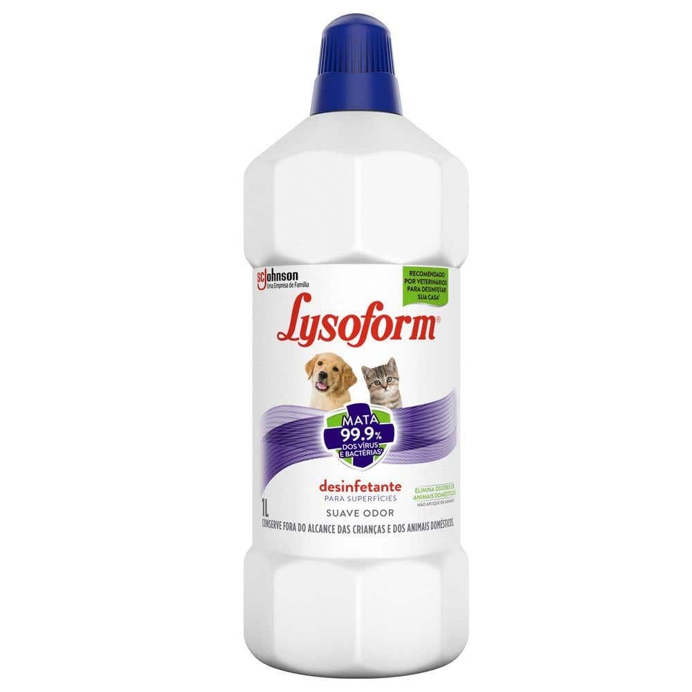 Desinfetante Líquido Lysoform Pets Suave Odor 1L - Image 1