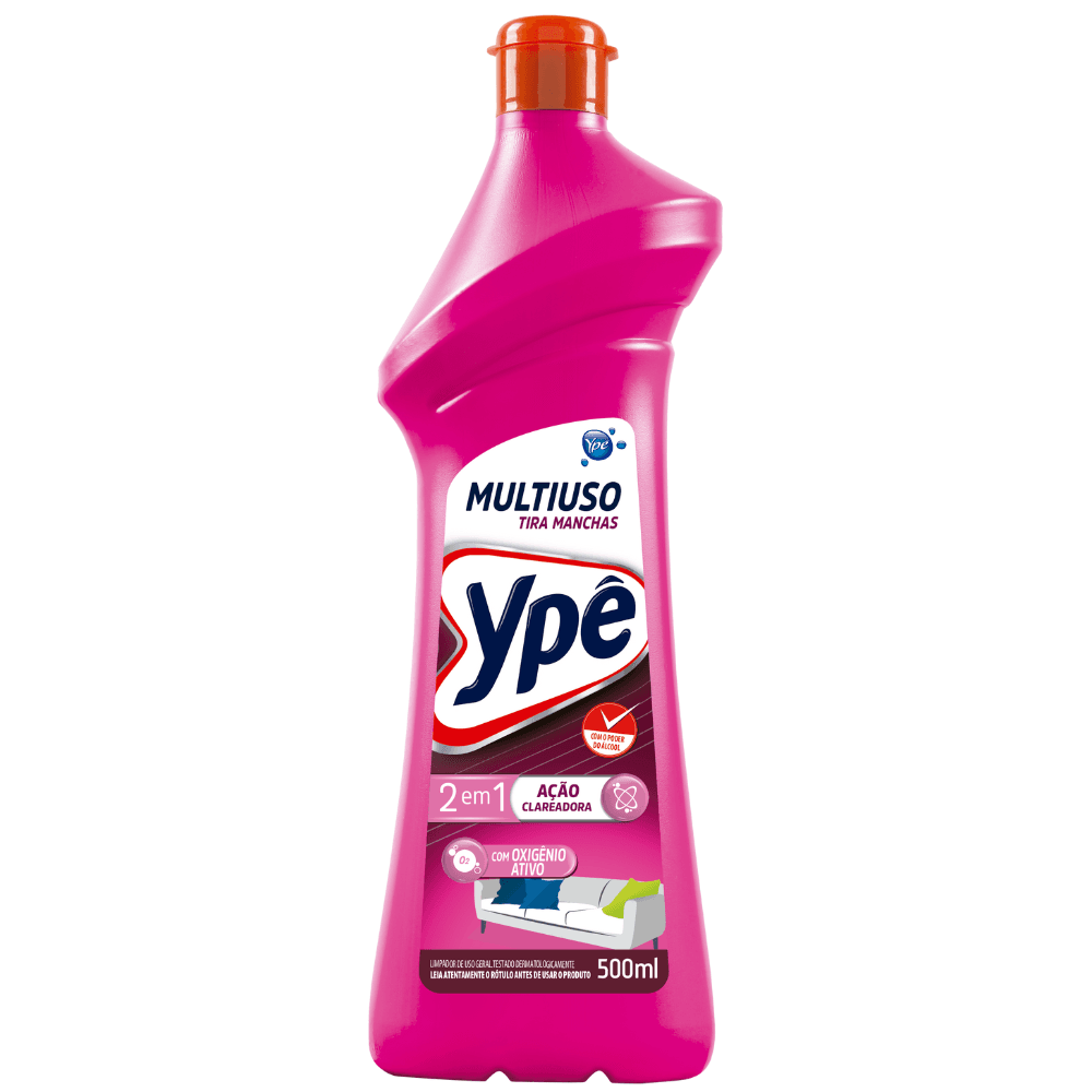 Multiuso Ypê Premium Tira Manchas Rosa 500ml - Tira Manchas De Superfícies e Tecidos - Image 1