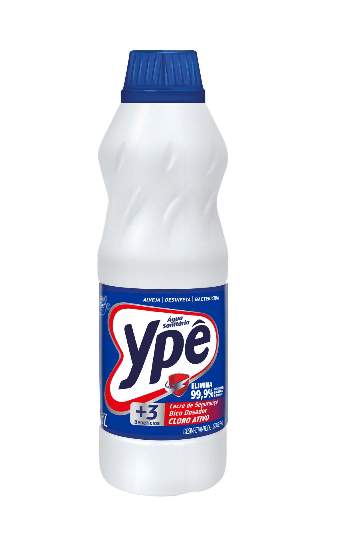Água Sanitária Ypê 1l - Alveja - Desinfeta - Bactericida - Image 1