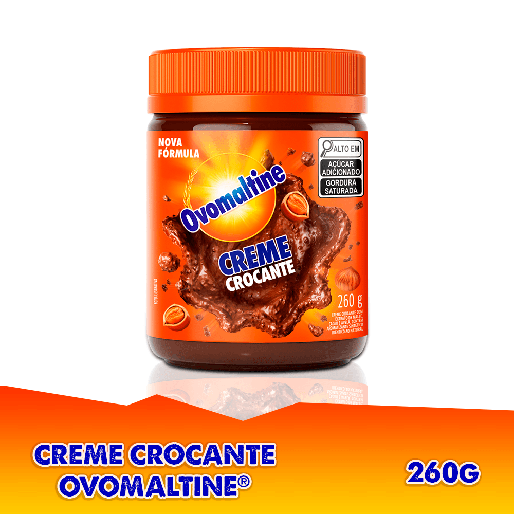 Ovomaltine Creme Crocante Pet 12unx260g - Image 1