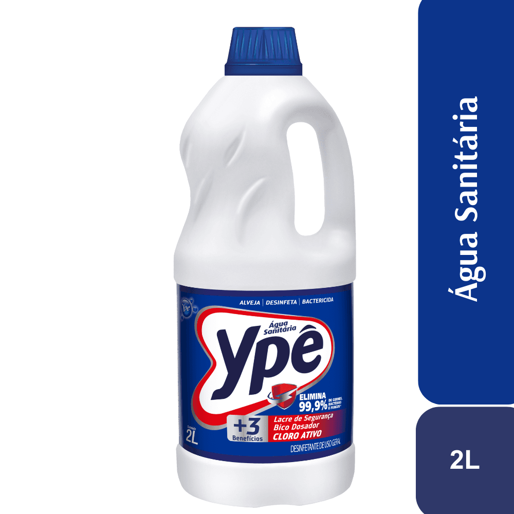 Água Sanitária Ypê Pro Fr 2l Pet - Image 1