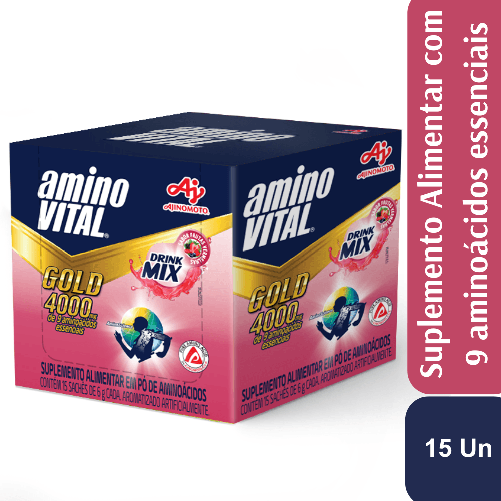 aminoVITAL® GOLD Drink Mix Frutas Vermelhas - Ajinomoto - Image 1