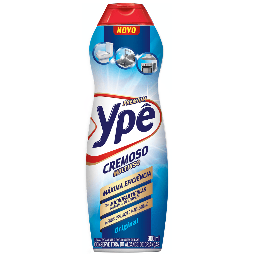 Multiuso Cremoso Ypê Premium Original 300ml - Máxima Eficiência - Saponáceo - Image 1