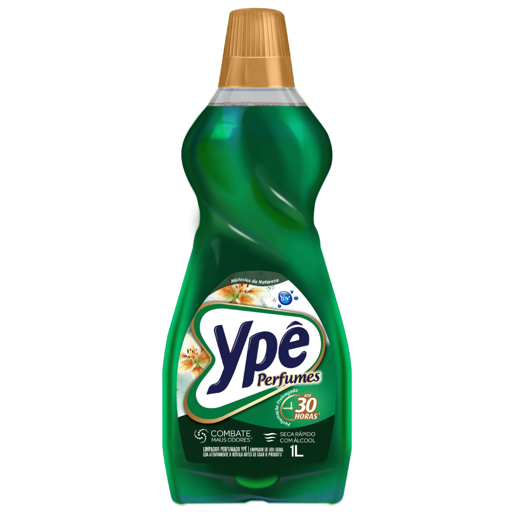 Limpador Perfumado Ypê Premium Verde Mistérios da Natureza 1l - Até 30h de perfumação - Limpador de uso geral - Image 1