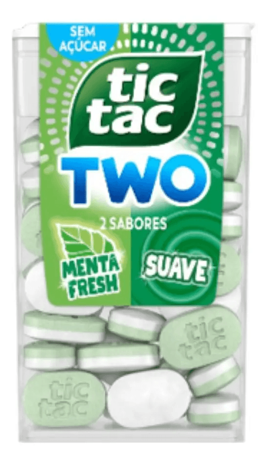 Tic Tac Two Pastilha Sabor Menta Fresh - Image 1