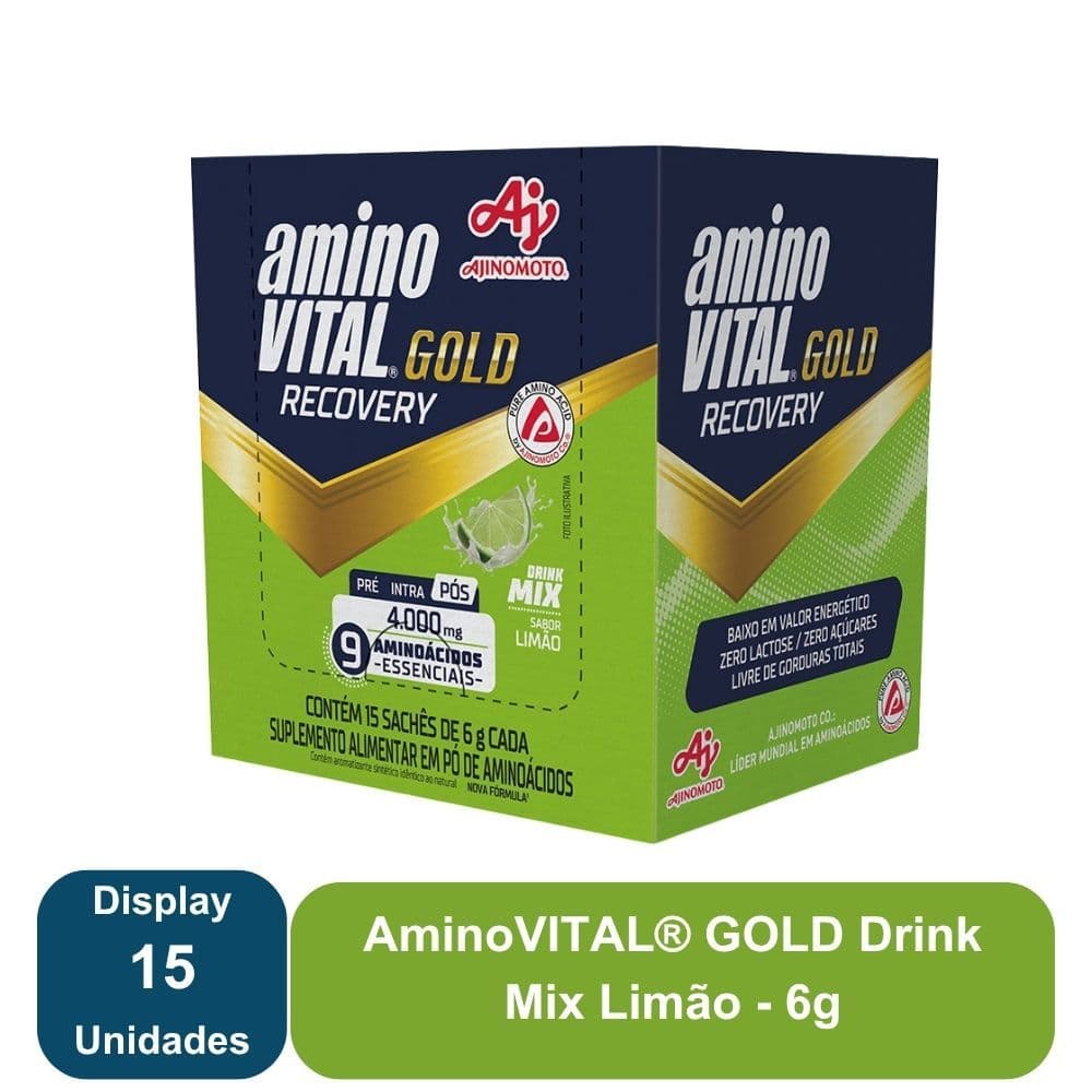 aminoVITAL® GOLD Drink Mix Limão - Ajinomoto - Image 1