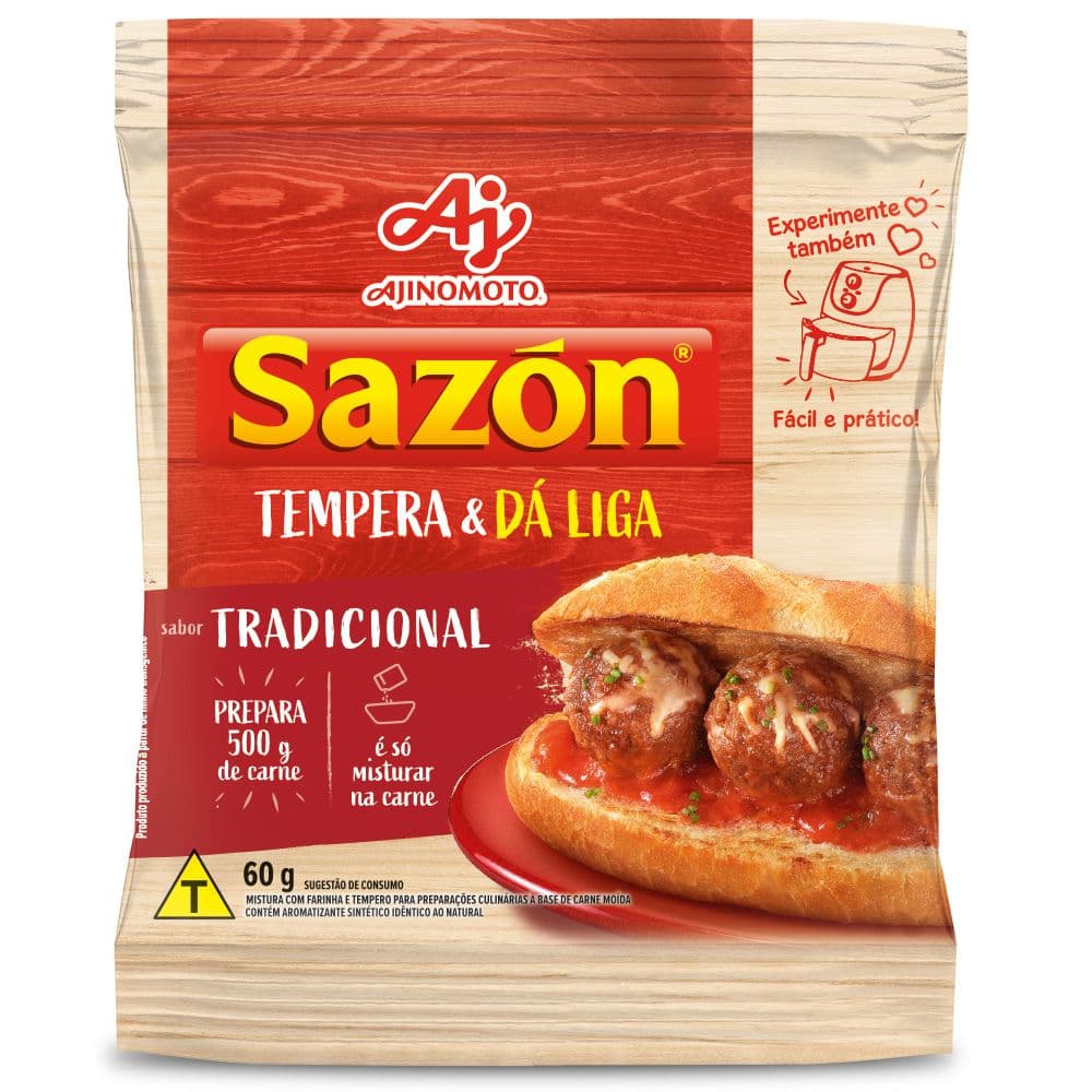 Sazón® Tempera E Dá Liga Sabor Tradicional 60G - Image 1
