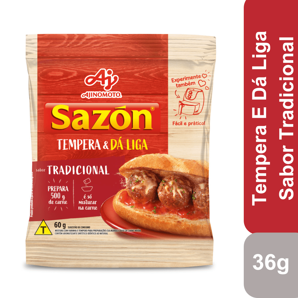 Sazón® Tempera E Dá Liga Sabor Tradicional 60G - Image 1