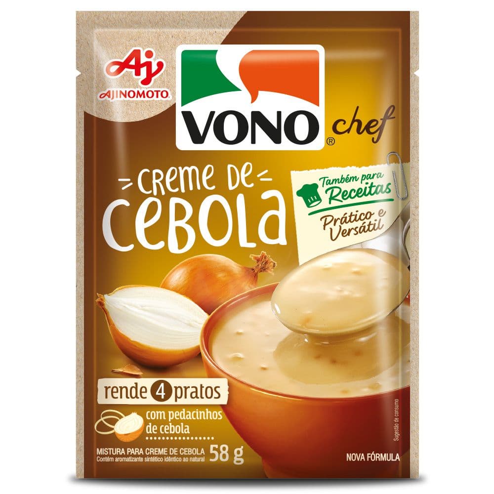 Sopa Cremosa VONO® Chef Sabor Creme De Cebola 58G - Image 1
