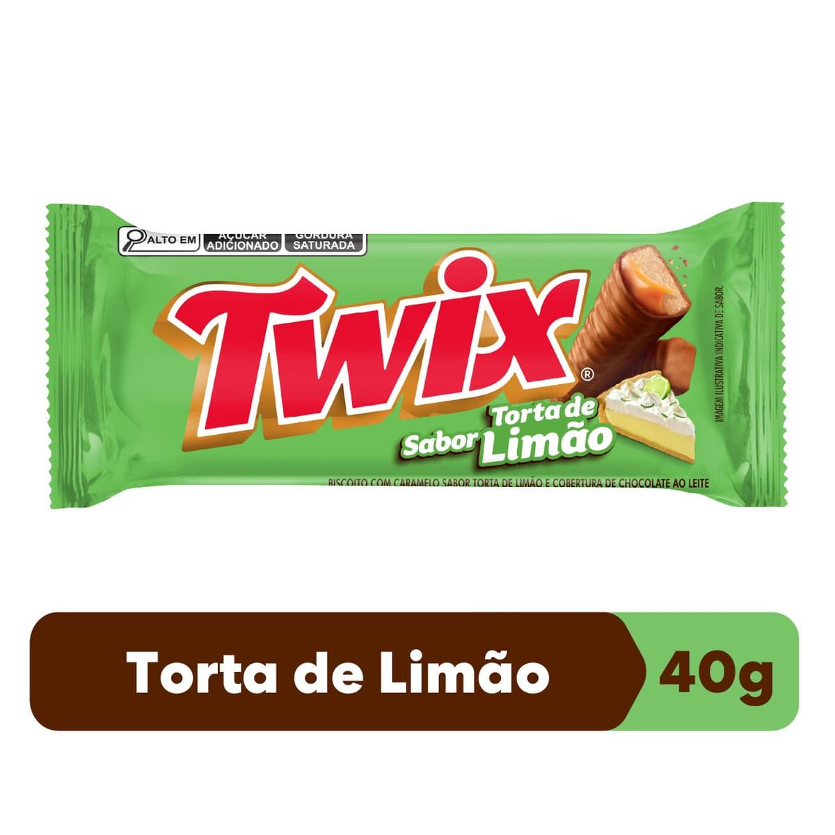 Chocolate Twix Torta de Limão 40g - Image 1