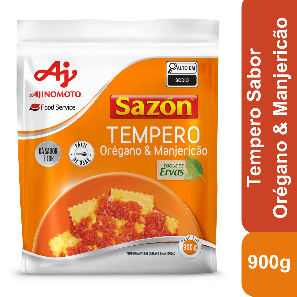 Tempero Em Pó Sazón® Profissional Orégano & Manjericão900G - Image 1