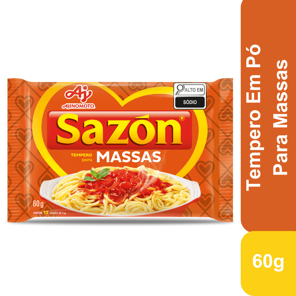 Tempero Em Pó Sazón® Para Massas 60G - Image 1