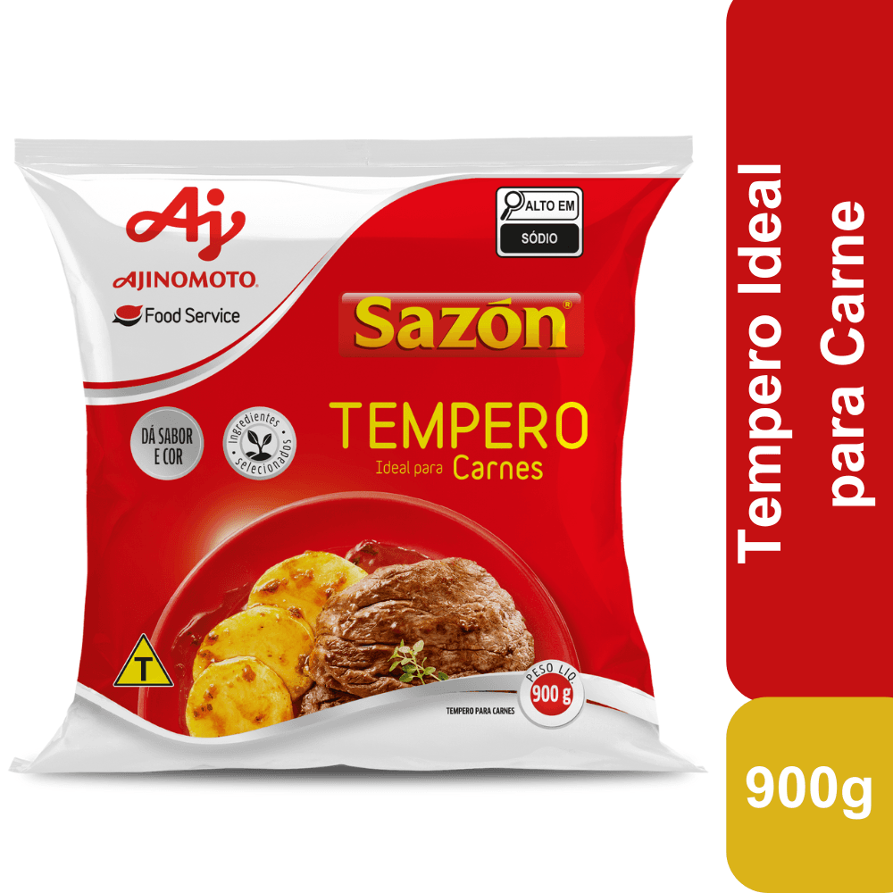 Tempero Em Pó SAZÓN® Profissional Para Carnes 900G - Image 1