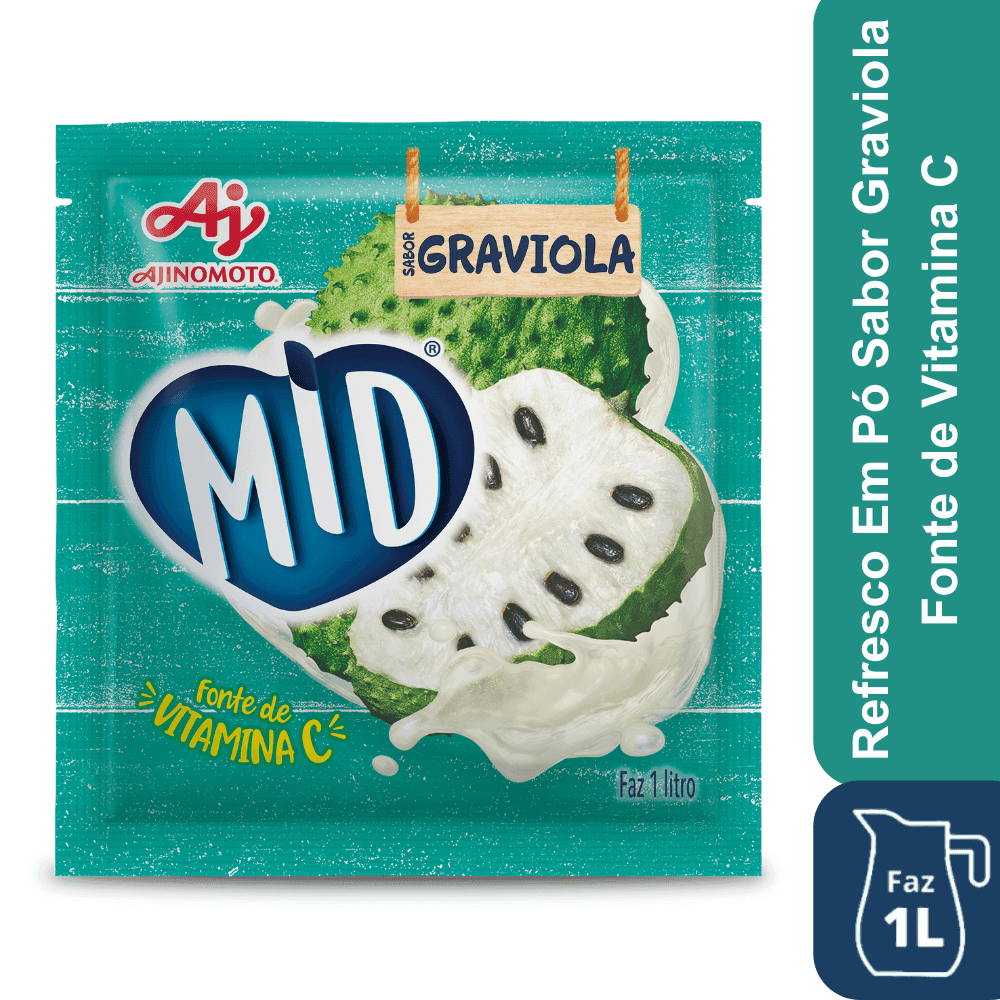 Refresco Em Pó Mid® Sabor Graviola 20G - Image 1